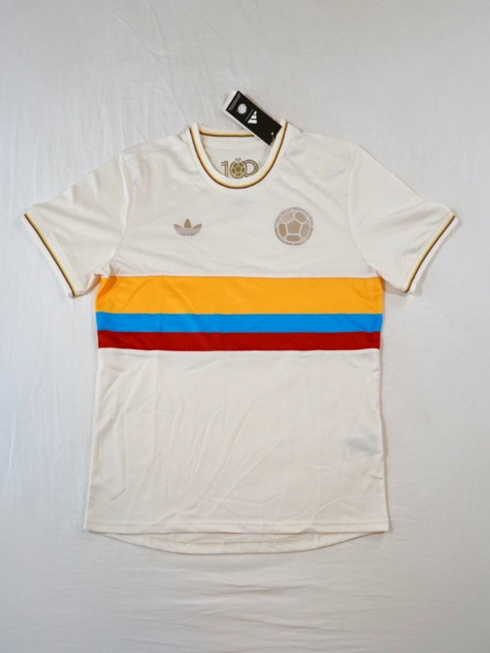White Colombia 100th Anniversary Jersey